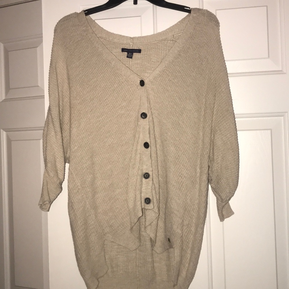 HALF-SLEEVE SWEATER